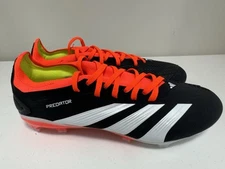 Size 7 Mens Adidas Predator Pro FG Soccer Cleats Black White Orange IG7777