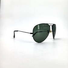 Vintage Ray-Ban B L Aviator Sunglasses Bausch  Lomb 58-14 USA Black Frame G15