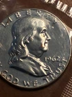 1962 Half Franklin Dollar  - UNC - From mint set - $1.99 Shipping