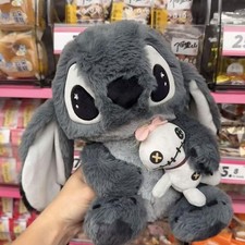 35/45cm Product Hot Black Gray Stitch Plush Toy Doll Cartoon Stuffed For kids