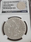 1897 Morgan Silver Dollar Brilliant Uncirculated With Bag Fragment