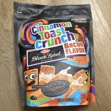 Tostadas de Canela Crujientes Sabor Tocino Desayuno Cereal Hormel Etiqueta Negra 6oz - SELLO