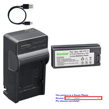 Kastar Battery AC USB-C Charger for Sony Cyber-shot DSC-F77 F77E F77A FX77