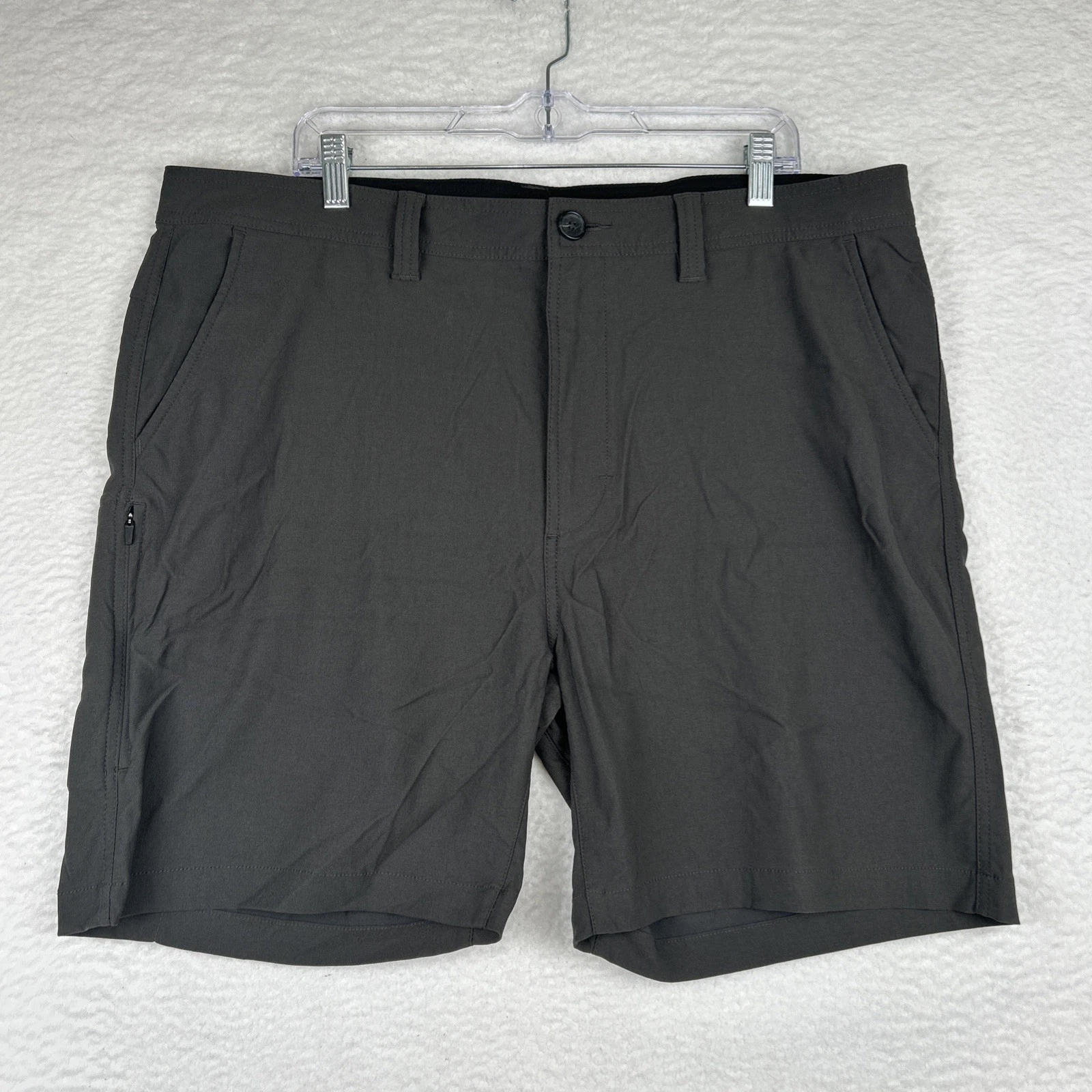 Prana Alameda Shorts Gray Hiking Outdoor Pockets Men’s 40 (Actual 42x7)