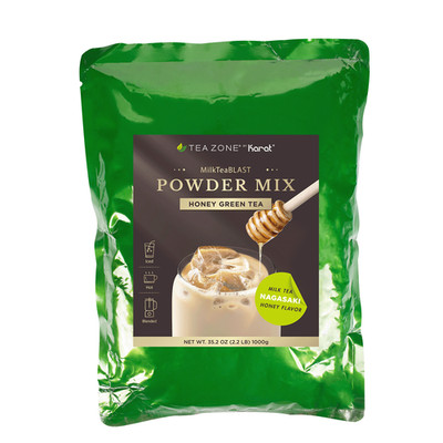 Tea Zone MilkTeaBLAST Nagasaki Savory Honey Green Tea Powder (2.2 lbs), P1043