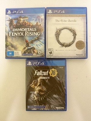 Fallout 76, Elder Scrolls Online Tamriel Unlimited, Immortals Fenyx Rising New