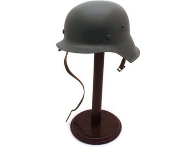 Medieval Warrior World War II German Steel M35 Helmet w/Leather Lining & Strap