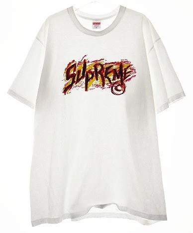 Supreme 20AW SCRATCH TEE BLANC XL taille scratch t shirt logo imprimé blanc blanc