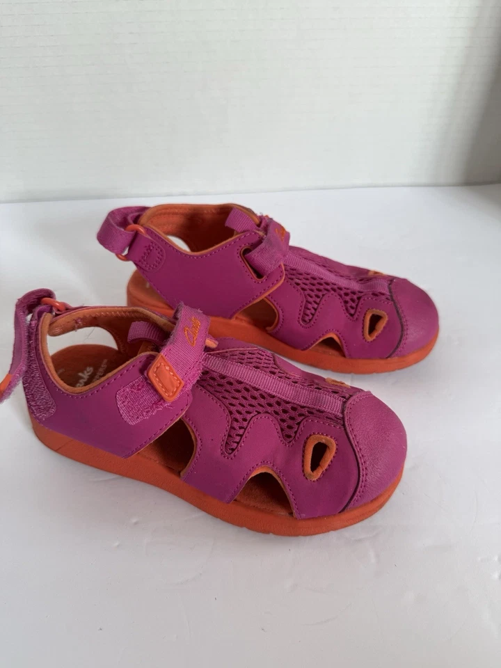 Clarks Niños Niñas 10 M Ezera Sea T. Sandalias Punta Cerrada Rosa Foto 2 de 4