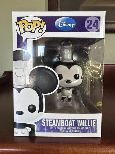 Funko Pop! Vinyl: Disney - Mickey Mouse (Steamboat Willie) #24