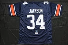BO JACKSON AUBURN TIGERS SIGNED FOOTBALL JERSEY Royals Raiders BAS COA