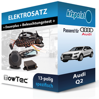Towtec E-Satz 13Polig Fahrzeugspezifisch Passend für Audi Q2 Elektrosatz