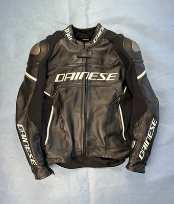 AIRBAG LEATHER JACKET Dainese Racing 3 D-air GR. 50 Airbagjacke Leder TOP
