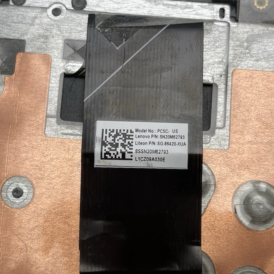 ✅ TAPA DE UNA SOLA LLAVE Y CLIP DE BISAGRA DE PLÁSTICO LENOVO ideapad 3 - 15IIL05 - PC5C-US Foto 4 de 4