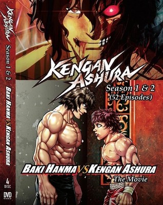 DVD Kengan Ashura Season 1 & 2 + Baki Hanma vs Kengan Ashura Movie Anime English