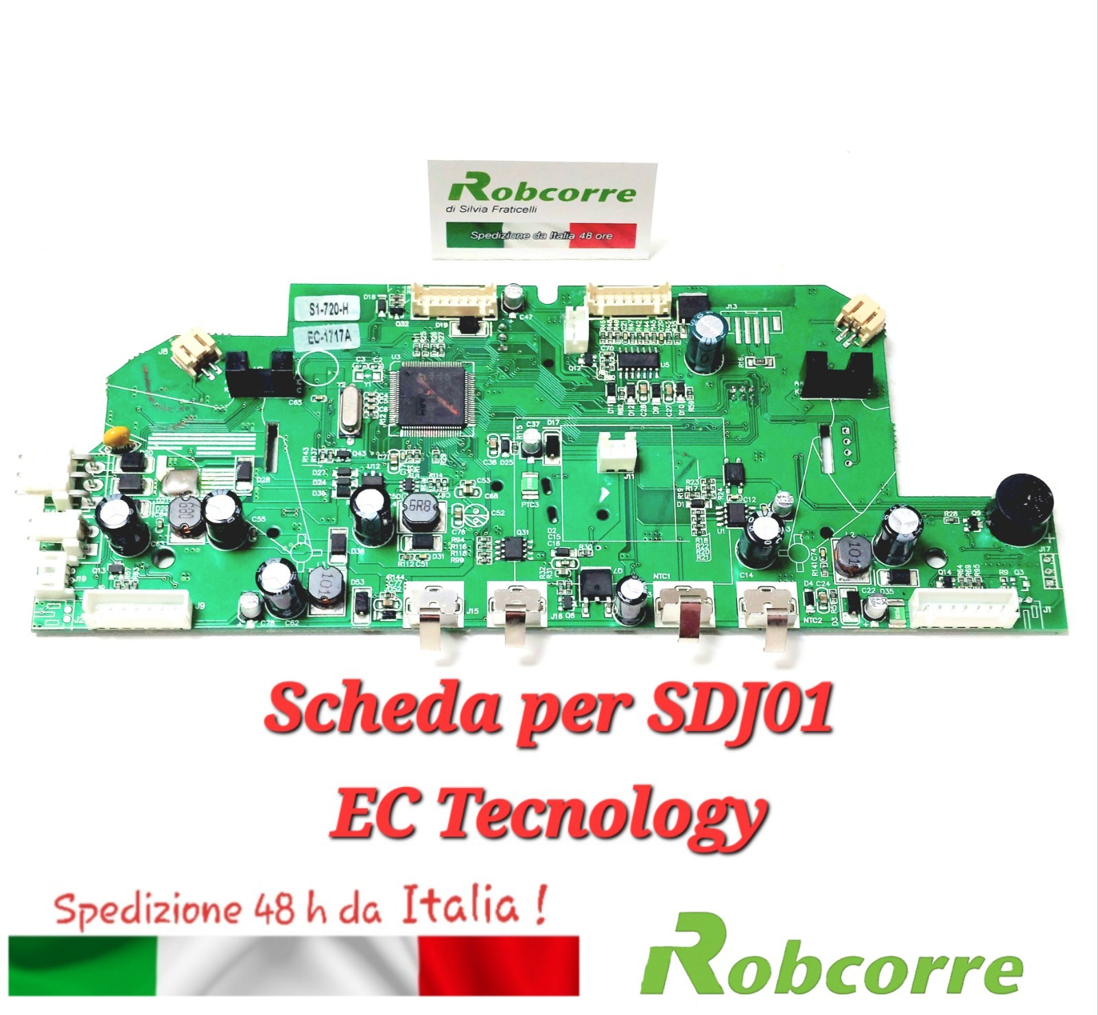 Scheda Madre Elettronica PCB per Robot Aspirapolvere EC Tecnology SDJ01