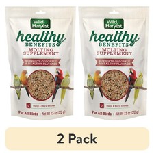 Molting Supplement for Birds 7.5 oz 2 Pack Feather Growth Support