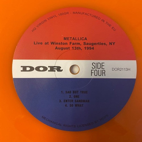 Metallica 2 X Vinyle 33 LP 12 Live Winston Farm,Saugertis NY 1994 Scellé en usin - Imagen 3 de 6