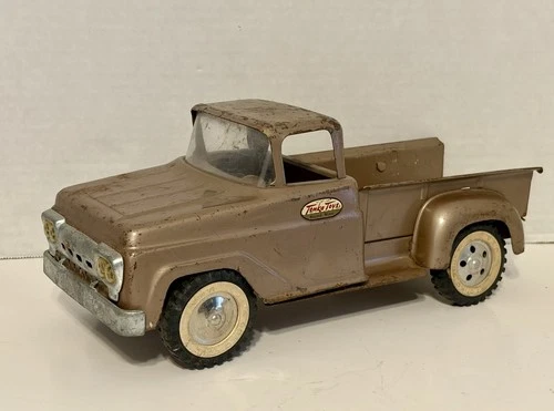 1960 Tonka Pickup Truck Pressed Steel Brown Bronze Toys Mound Minn USA