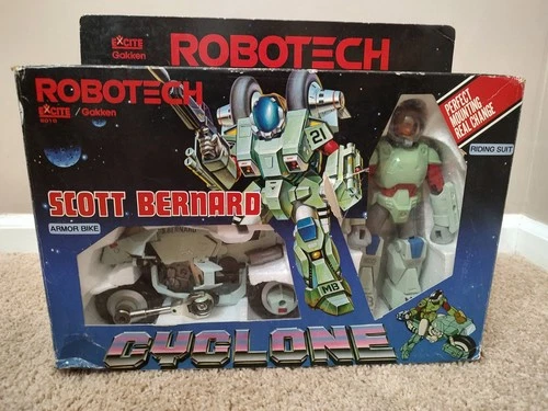 Robotech Scott Bernard Cyclone Mospeeda 1980s Vintage Action Figure