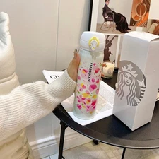 Starbucks 17oz Stainless Steel Vacuum Cup – Sakura/Cherry Pink Gradient