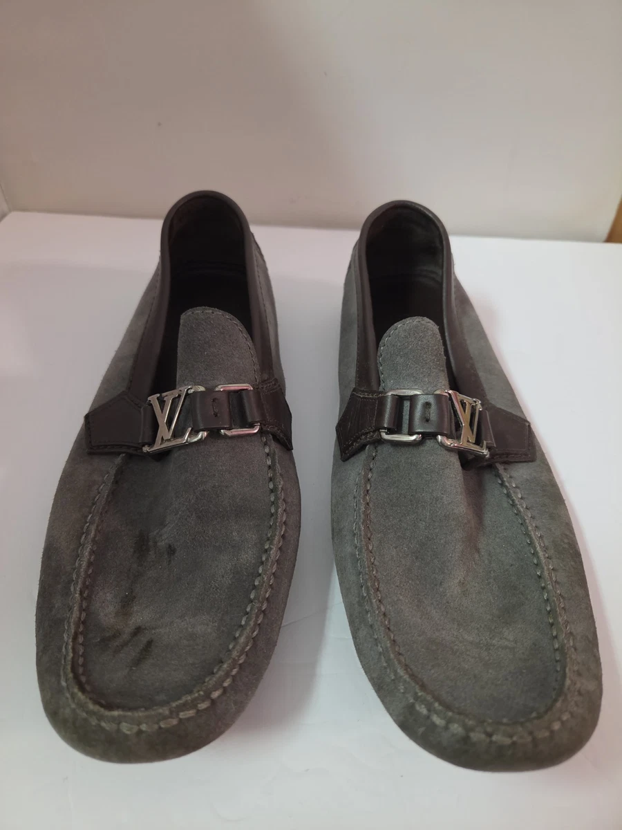Louis Vuitton Men’s Dark Gray Suede Tassel Loafers Louis Vuitton Men main image 2