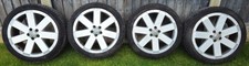 GENUINE AUDI TT MK1 3.2 V6 8N0601025T 7 SPOKE RONAL 18” SILVER ALLOY WHEELS x4