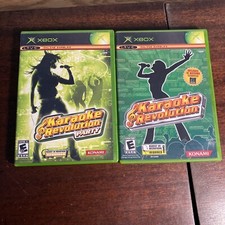 Karaoke Revolution KR Party Xbox, 2005 Complete Tested Working Manuals
