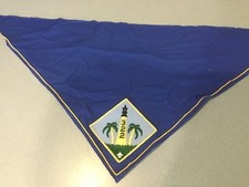 OLD BSA Boy Scouts Of America Cub Scouts Webelos Neckerchief LIGHTHOUSE 322