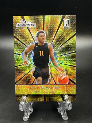 2021-22 Wild Card Alumination Gold Scope #ABC-68 Scottie Barnes SP /30 RC Rookie