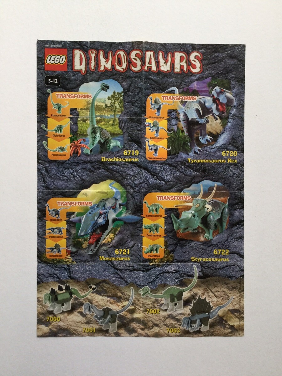Lego Dinosaurs Theme Racers 2 Jack Stone Creator Alpha Team Poster