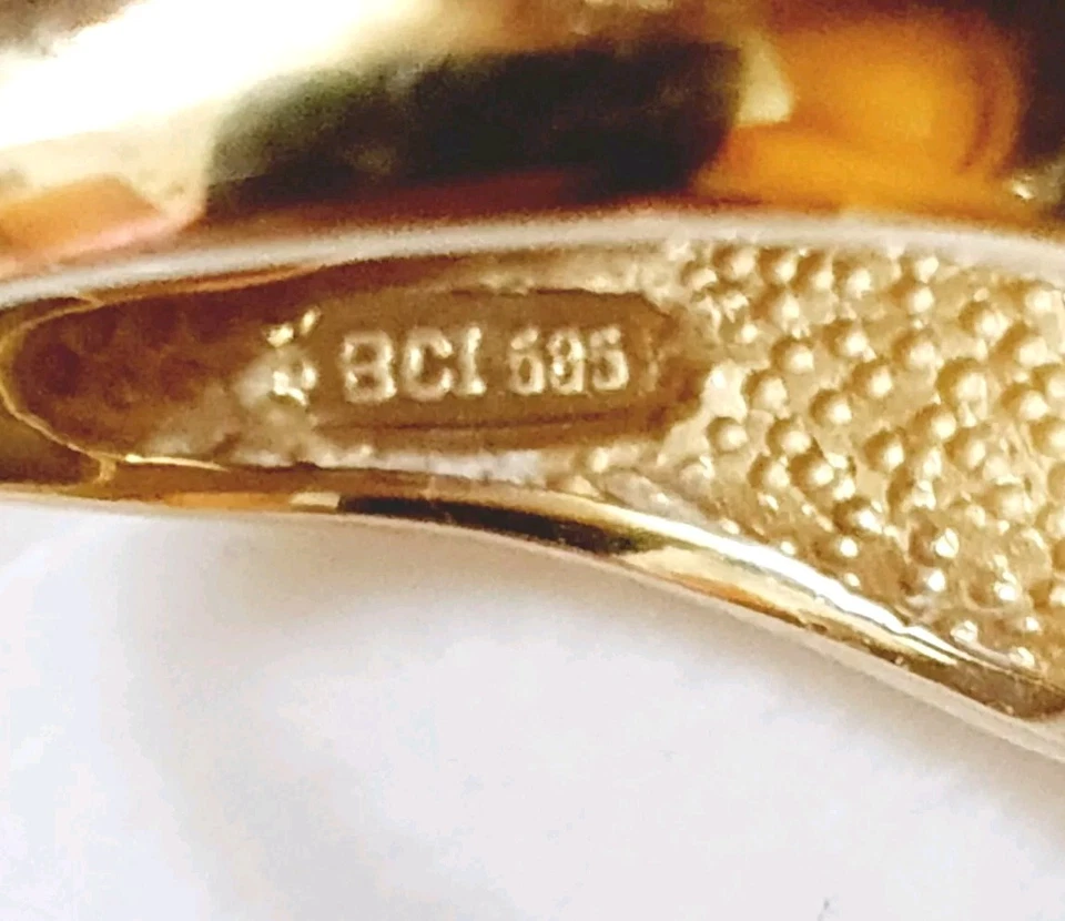 Damenring Gg 585,Sternsaphir 9× 7mm,7g, Gr.57 - Bild 4 von 4