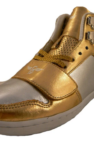 Creative Recreation Mujer Dorado Plata Cesario Hi Top Gimnasio Zapatos Tenis 6 EE. UU. NUEVO EN CAJA Foto 2 de 4