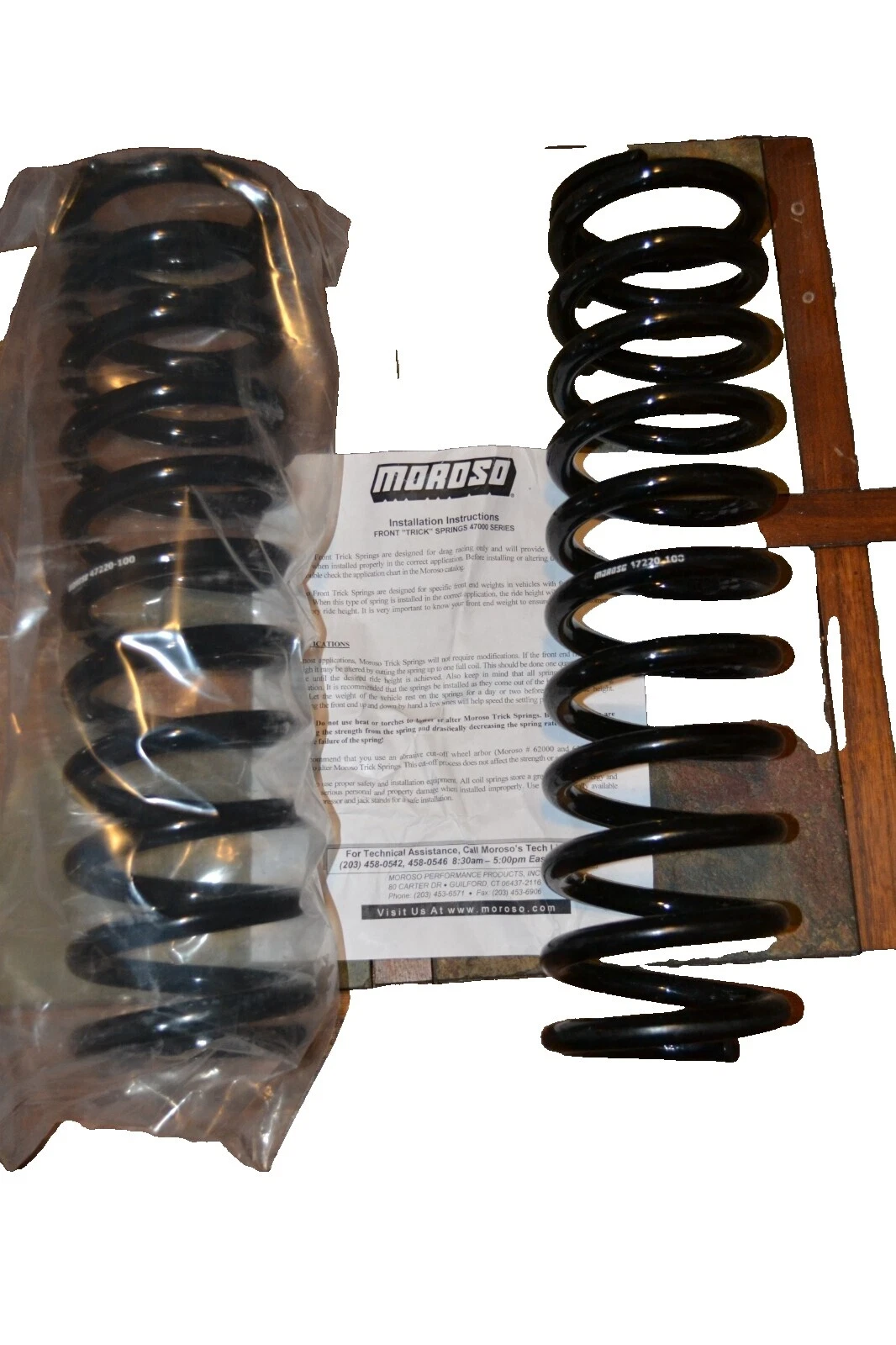 Moroso Front Car & Truck Steering & Suspension Leaf & Coil Springs