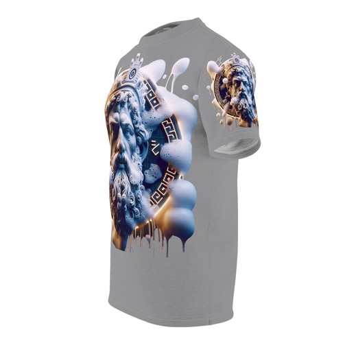 T-shirt unisex taglio e cucito (AOP) King Currency REX Foam - Foto 4 di 5