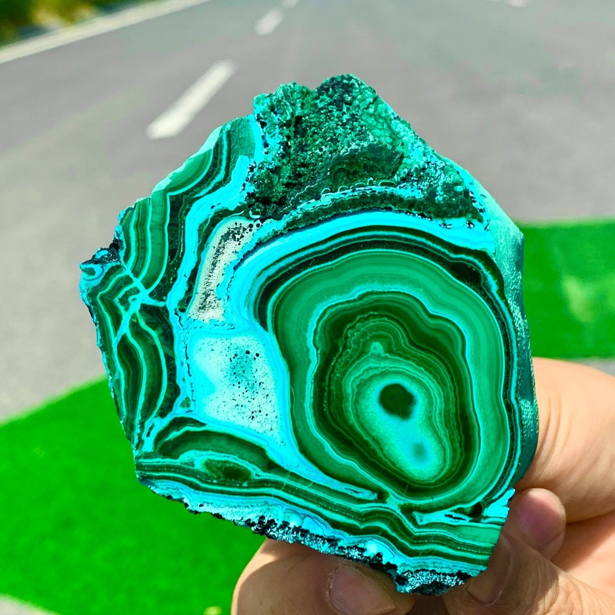 Chrysocollaページ 207G Natural Chrysocolla/Malachite transparent cluster rough