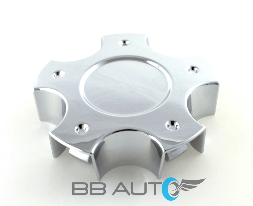 NUEVO Juego de tapacubos centrales cromados para Chevrolet Corvette Z06 2006-2010 Foto 3 de 4