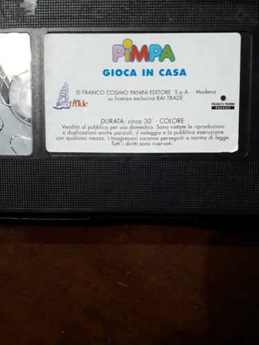 Vhs Pimpa Gioca In Casa- F.Panini 2002 Rai Trade - Foto 5 di 5