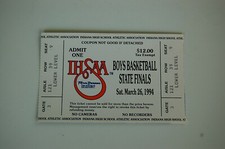 1994 Indiana High School Basketball Tournament Finals Ticket - SB Clay