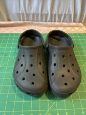 Crocs unisex Iconic Comfort Black Size W10 M8 Black Clogs Shoes