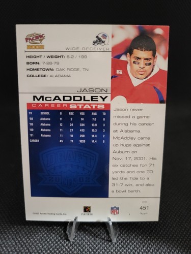 2002 Pacific Football (Pick Your Card) - Picture 5 of 7