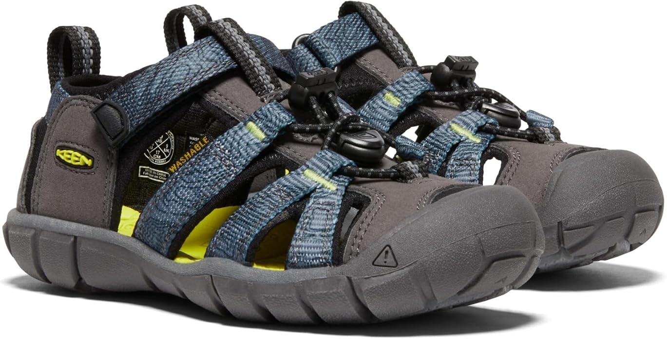 Sandali KEEN Seacamp 2 CNX punta chiusa magnete primula da sera 11 US unisex bambino