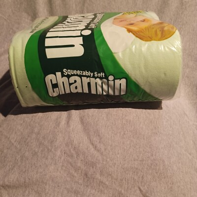 Papier Toilette Vintage Charmin Vert Années 80 - Paquet De 4 Rouleaux NEUF (emballage Abîmé)