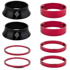 Origin8 Single Speed Cassette Hub Spacer Kit Red Shimano  for SRAM Spline Road