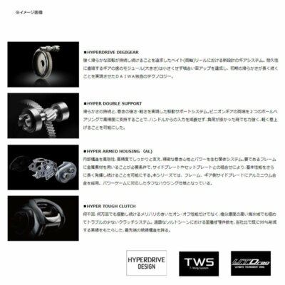 Bait Reel Daiwa TATULA TW 400XHL Left Hand | eBay