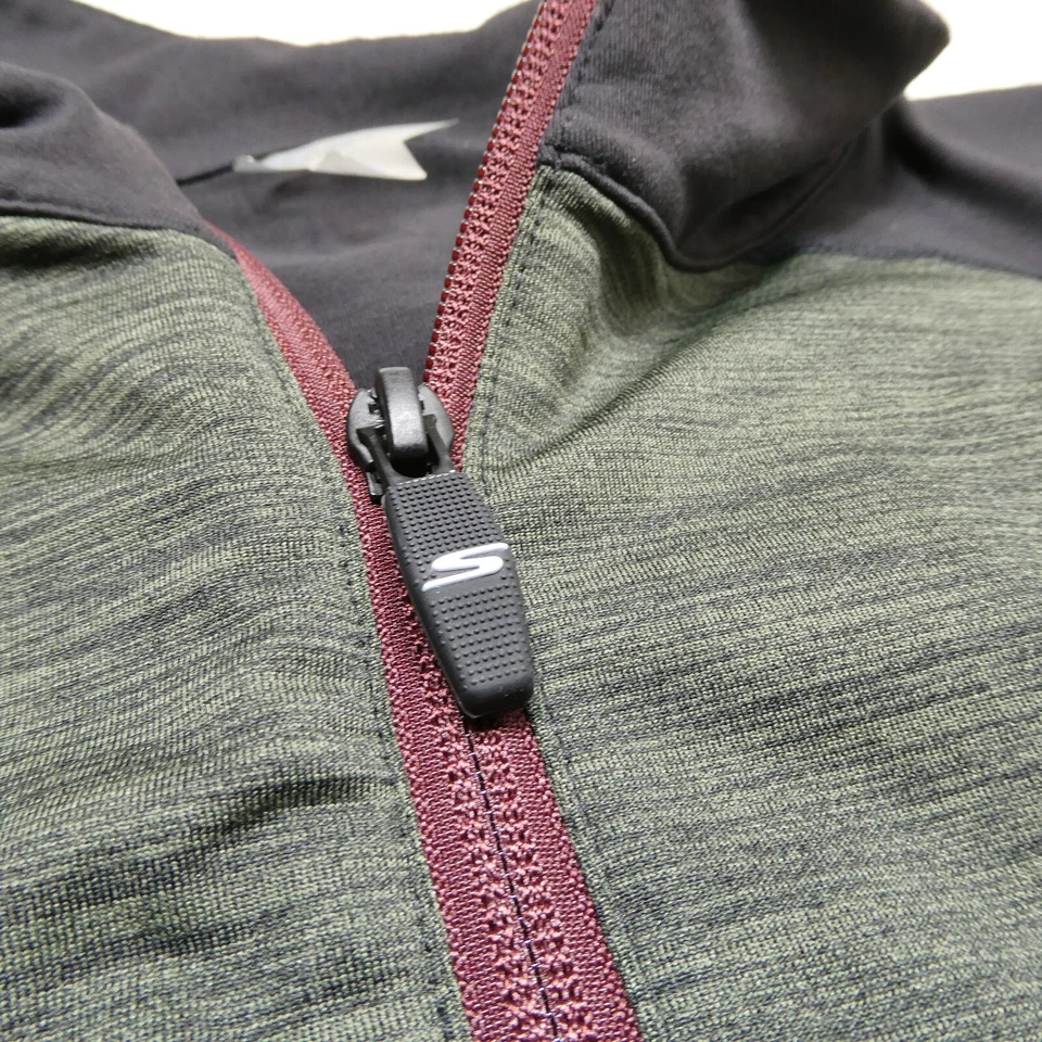 Suéter Skechers Performance Adulto 2XL Verde Brezo Mezcla Lana 1/4 Rendimiento Foto 4 de 4