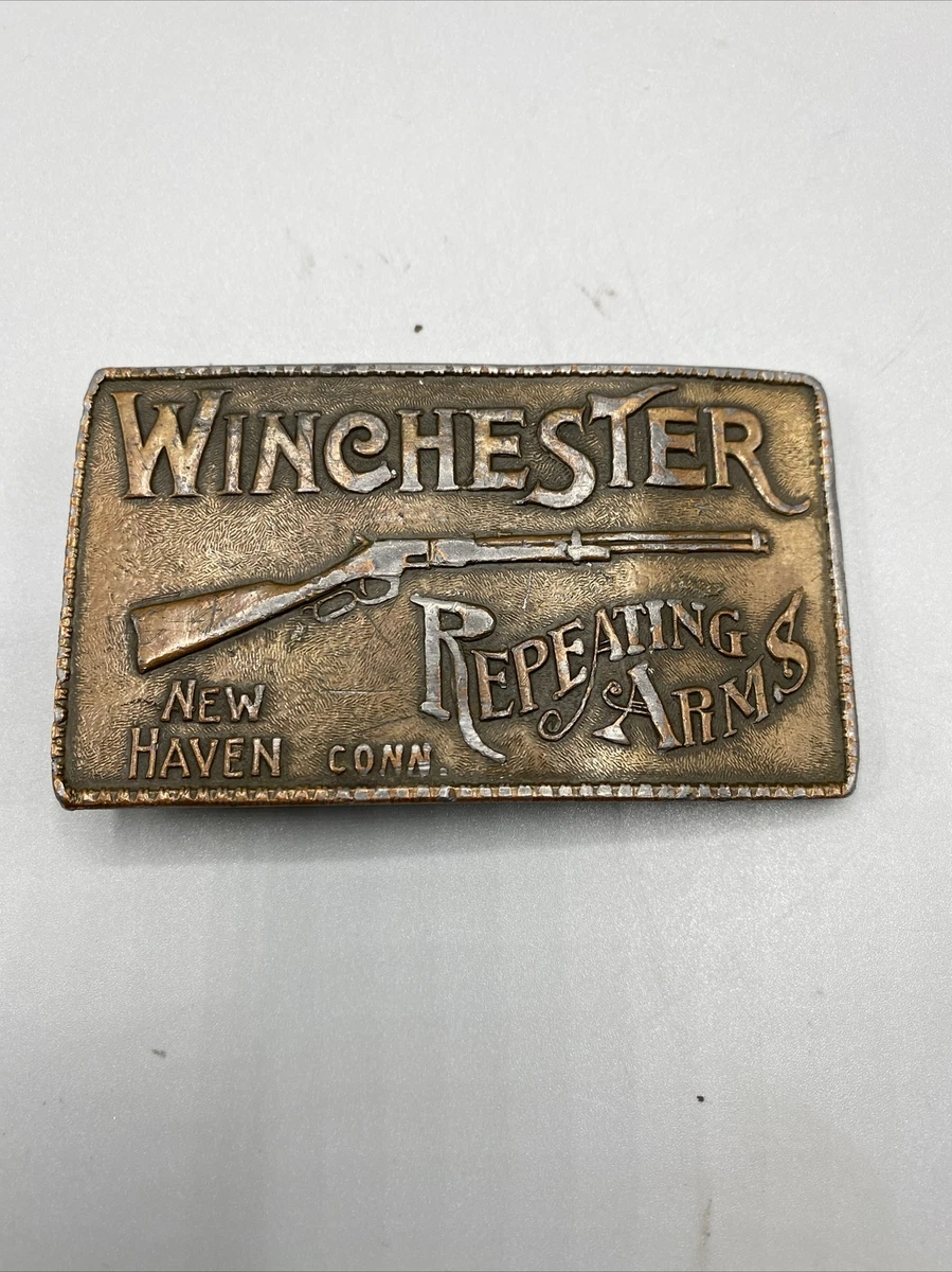 Vintage winchester top belt buckle