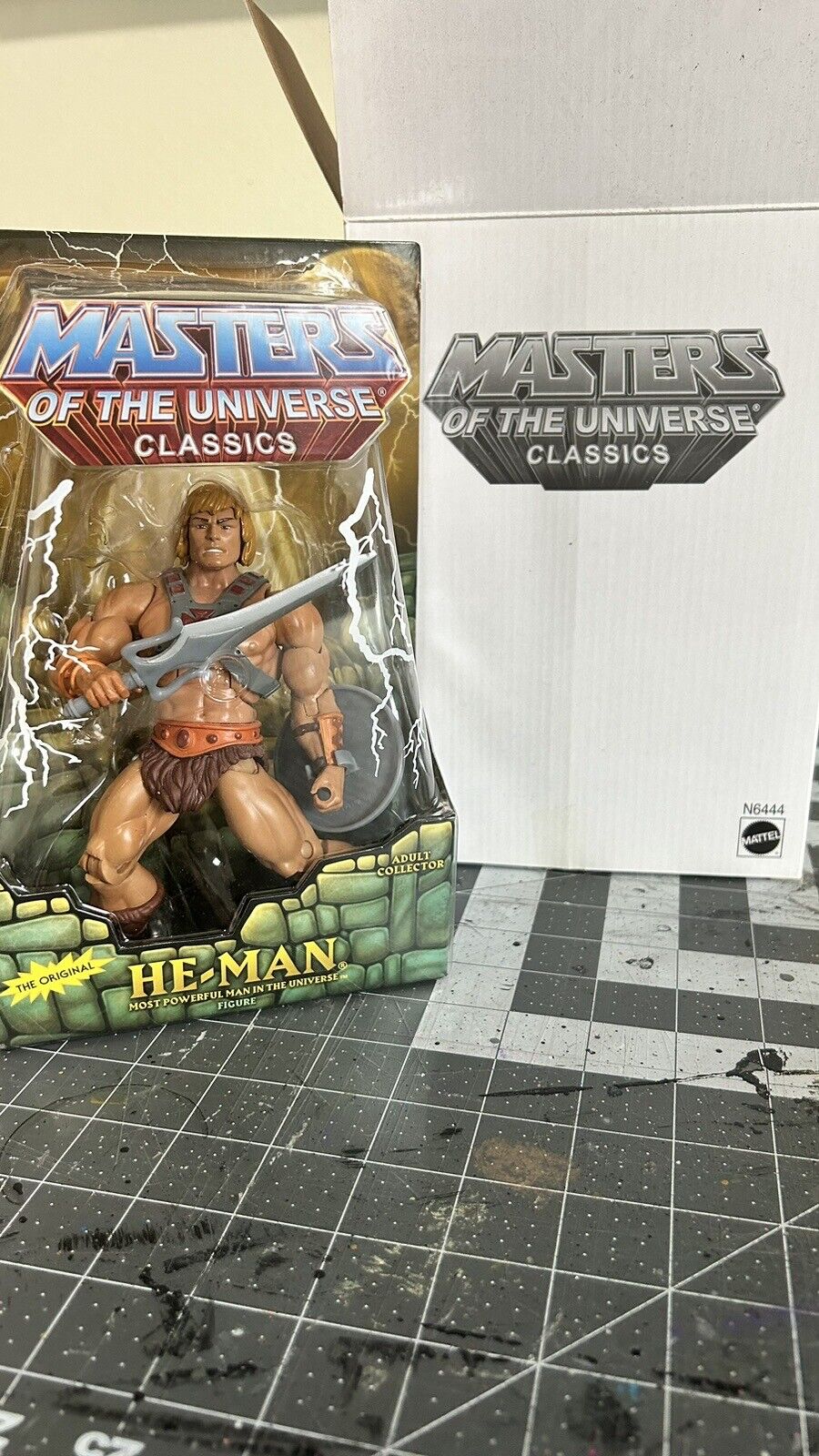 MOTU Classics He-Man Opened With All Original Packaging.