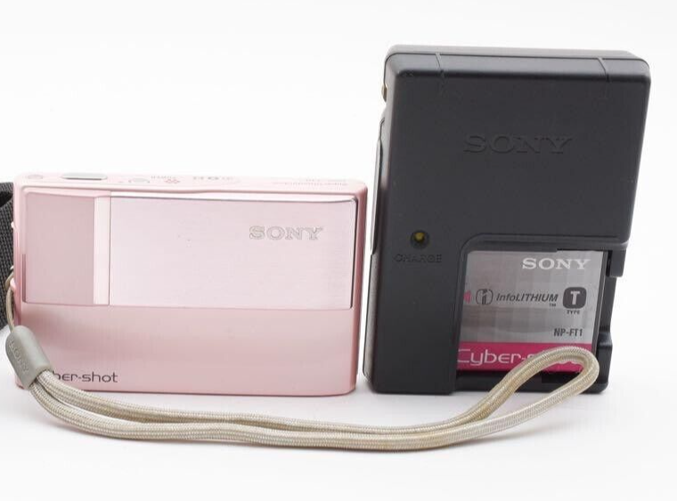 SONY Cyber Shot DSC-T10 Pink 7.2MP Digital Camera 3x optical zoom