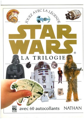 Star Wars The Trilogy Book with 60 Stickers Nathan Edition